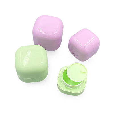 Квадратная пластиковая банка для крема из полипропилена, от 20 г до 100 г