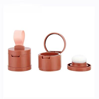 4g Capacity ABS Cosmetic Container with Powder Puff and Built-in Mirror for Hairline Powder