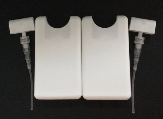 Белый парфюмерный насос-распылитель, пластиковая бутылка для распыления объемом 20 мл в форме кредитной карты