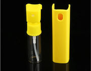 Китай Желтый спрейер насоса духов 20мл, мини пластиковая бутылка брызг с пластиковой раковиной завод