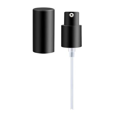 24/28мм кремовый насос без пролива с защитным колпачком для косметических флаконов