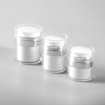 15G 30G 50G 100G Пластиковая бесвоздушная банка с вакуумным насосом