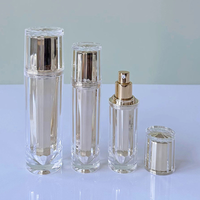 Бутылка акриловая безвоздушная банка 30G 50G 30ML 50ML 100ML для косметических лосьонов с алюминиевым лосьоновым насосом или туманным распылителем