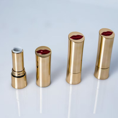 Luxury Gloden 3,5-5g губная помада трубка пустой контейнер с печатью кольцо