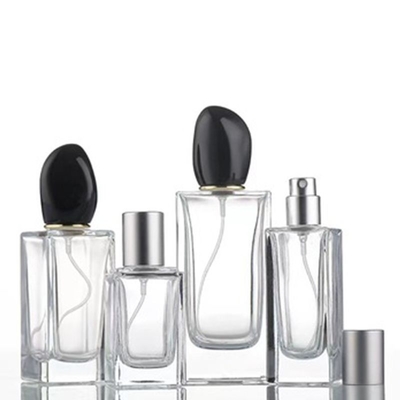 Hotsale 50ML & 100ML Стеклянная бутылка для парфюмерии пустой квадратный парфюмерный контейнер