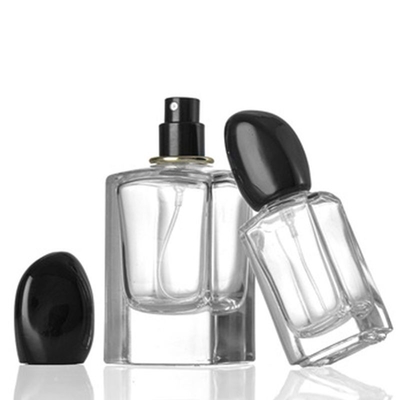 Hotsale 50ML & 100ML Стеклянная бутылка для парфюмерии пустой квадратный парфюмерный контейнер