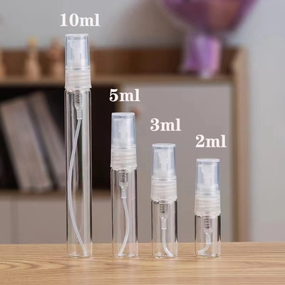 2ML 3ML 5ML & 10ML Пустое стекло для парфюмерного спрея, емкость для проб с пластиковым распылителем