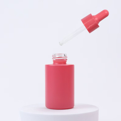 На заказ 20ml 30ml & 50ml Flat Shoulder Glass Essential Oil Flask с капсулой для капель