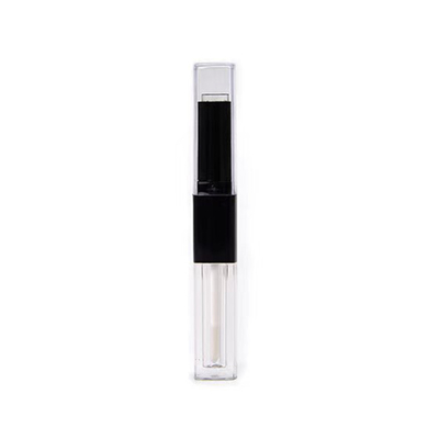 1.2ml и 2.5ml Пластиковые квадратные тонкие губные глянцевые трубы с двойными головами с индивидуальными цветами