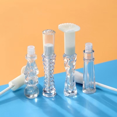 2.4ml Пустой тонкий губный глянцевый трубка Нерегулярность Пластик Для косметических контейнеров