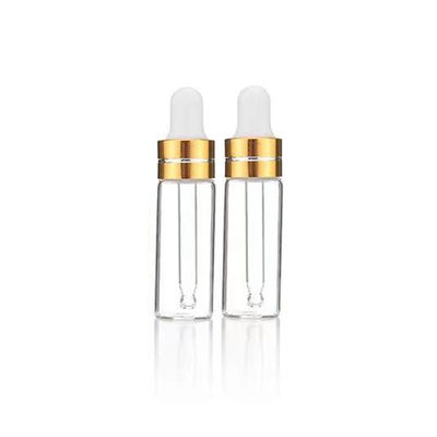 Флакон для эфирного масла из янтарного стекла с капельницей 10 мл с завинчивающейся крышкой