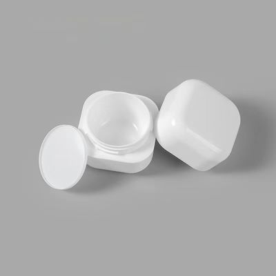 Квадратная пластиковая банка для крема из полипропилена, от 20 г до 100 г