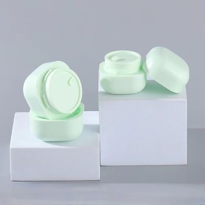 Квадратная пластиковая банка для крема из полипропилена, от 20 г до 100 г