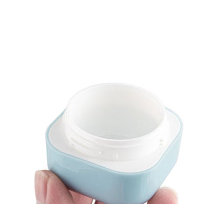 Квадратная пластиковая банка для крема из полипропилена, от 20 г до 100 г