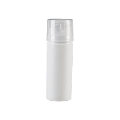 Оптовая квадратная безвоздушная бутылка из полипропилена с заглушкой и крышкой для косметической упаковки с индивидуальной печатью