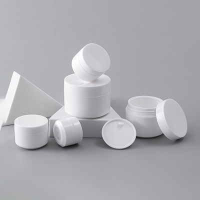 Двухслойная PP пластиковая банка для крема с пищевым материалом в 10 мл 30 мл 50 мл 75 мл для контейнера крема для ухода за кожей