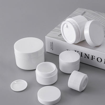 5g 10g 15g 30g 50g двойная стена ПП пластиковый переполняемый личный уход косметическая крема банка с шелковой печатью