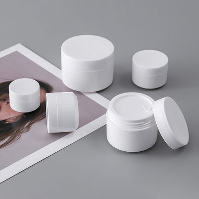 5g 10g 15g 30g 50g двойная стена ПП пластиковый переполняемый личный уход косметическая крема банка с шелковой печатью