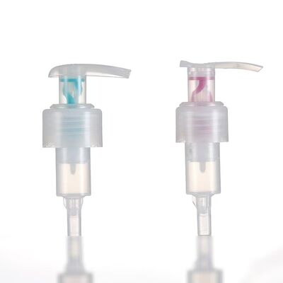 Весь пластиковый лосьонный диспенсерный насос с опциями 24 мм 28 мм и настраиваемыми цветами для различных приложений