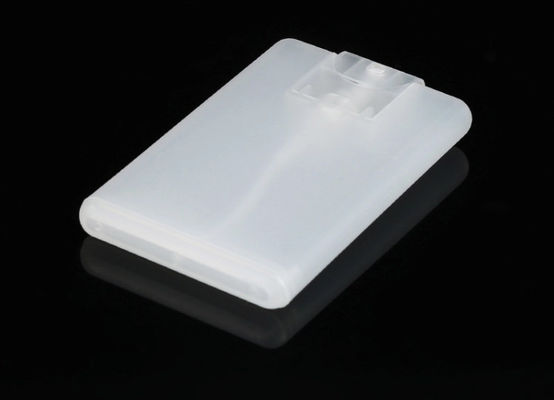 Прозрачный распылитель с помпой для духов, пластиковая бутылка-спрей размером с кредитную карту, 20 мл