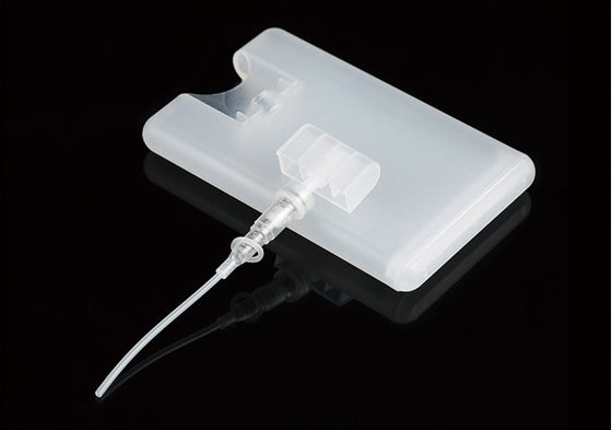 Прозрачный распылитель с помпой для духов, пластиковая бутылка-спрей размером с кредитную карту, 20 мл