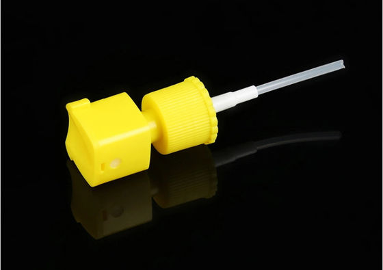 Желтый парфюмерный распылитель с помпой 20 мл, мини-пластиковый флакон-распылитель с пластиковым корпусом