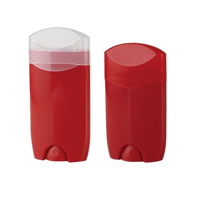 Оптовая продажа, индивидуальный цвет, пластиковый дезодорант из ПП объемом 50 мл 80 мл с шелкографией, пустая косметическая упаковка
