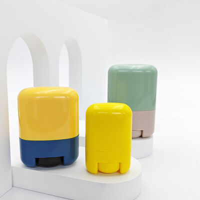 Refillable Deodorant Container with 15/35/50/75g Capacity in Custom Color and PP Plastic Material